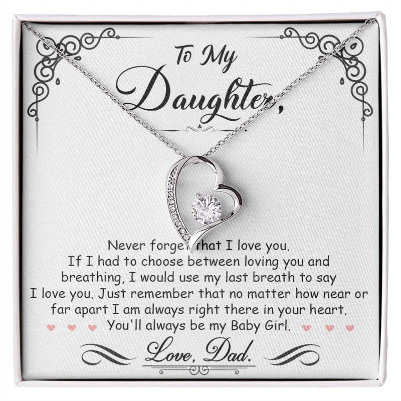 My Baby Girl - Forever Love Necklace